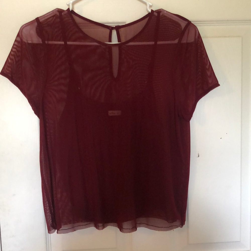 Hollister mesh top